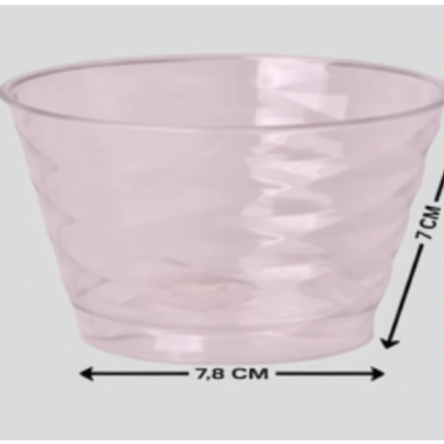 ACRYLIC GLASS 7.8*7.0 CM 165 ML (1 PC)