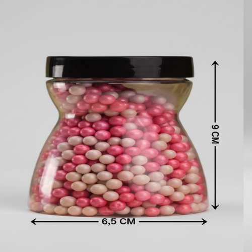 PET STORAGE JAR 6.5*9 CM 175 GM (1 PC)