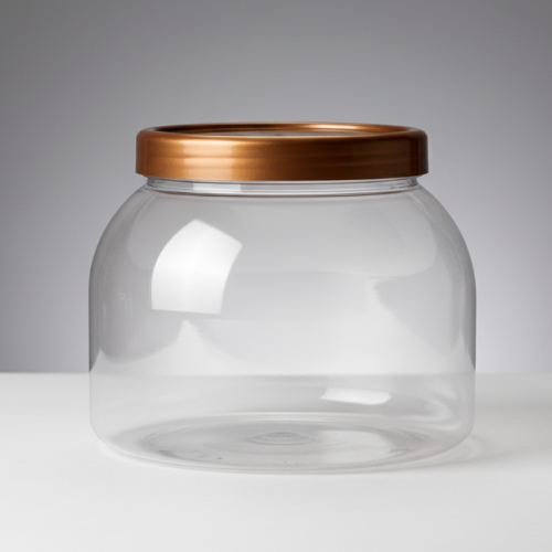 PET STORAGE CONTAINER JAR 9.5*7.0*12.5 CM