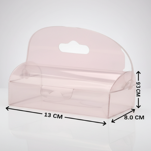 PVC POUCH BAG WITH HANDLE 13*8.0*9.3 CM