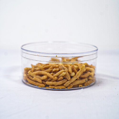 ACRYLIC BOX OVAL SHAPE 11*5 CM 200 GM (1 PC)