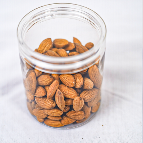PET TRANSPARENT JAR ROUND SHAPE 6.5*10.2 CM
