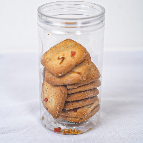 PET TRANSPARENT JAR ROUND SHAPE 6.5*12.2 CM