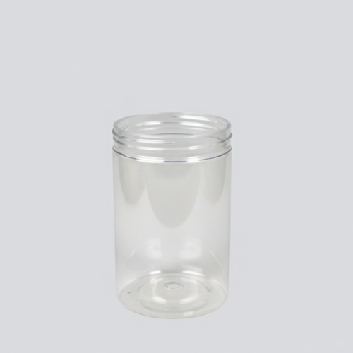 PET TRANSPARENT JAR ROUND SHAPE 6.5*14.8 CM (Copy)