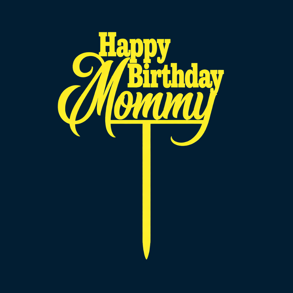 Happy Birthday Cake Topper H118 (Set of 10 PCS)