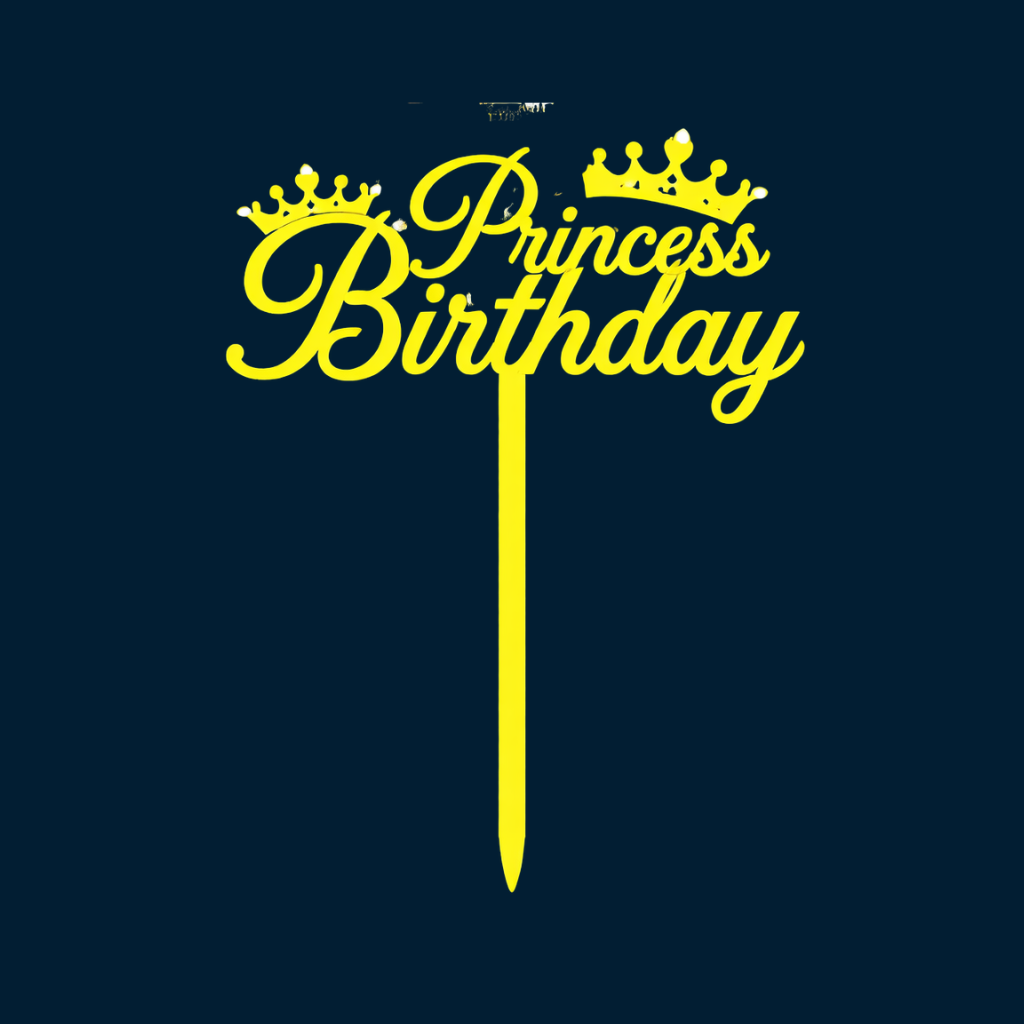 Happy Birthday Cake Topper H119 (Set of 10 PCS)