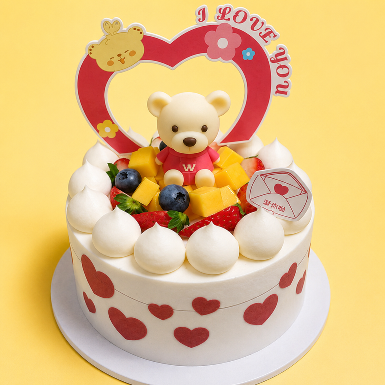 HERAT BLOSSOM  TEDDY CAKE 13890