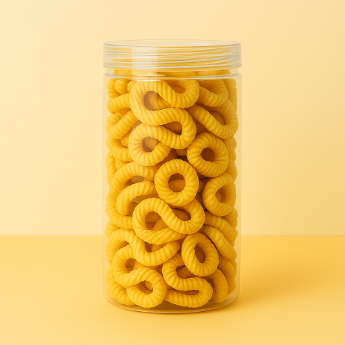 PET TRANSPARENT JAR RECTANGLE SHAPE 6.5 CM