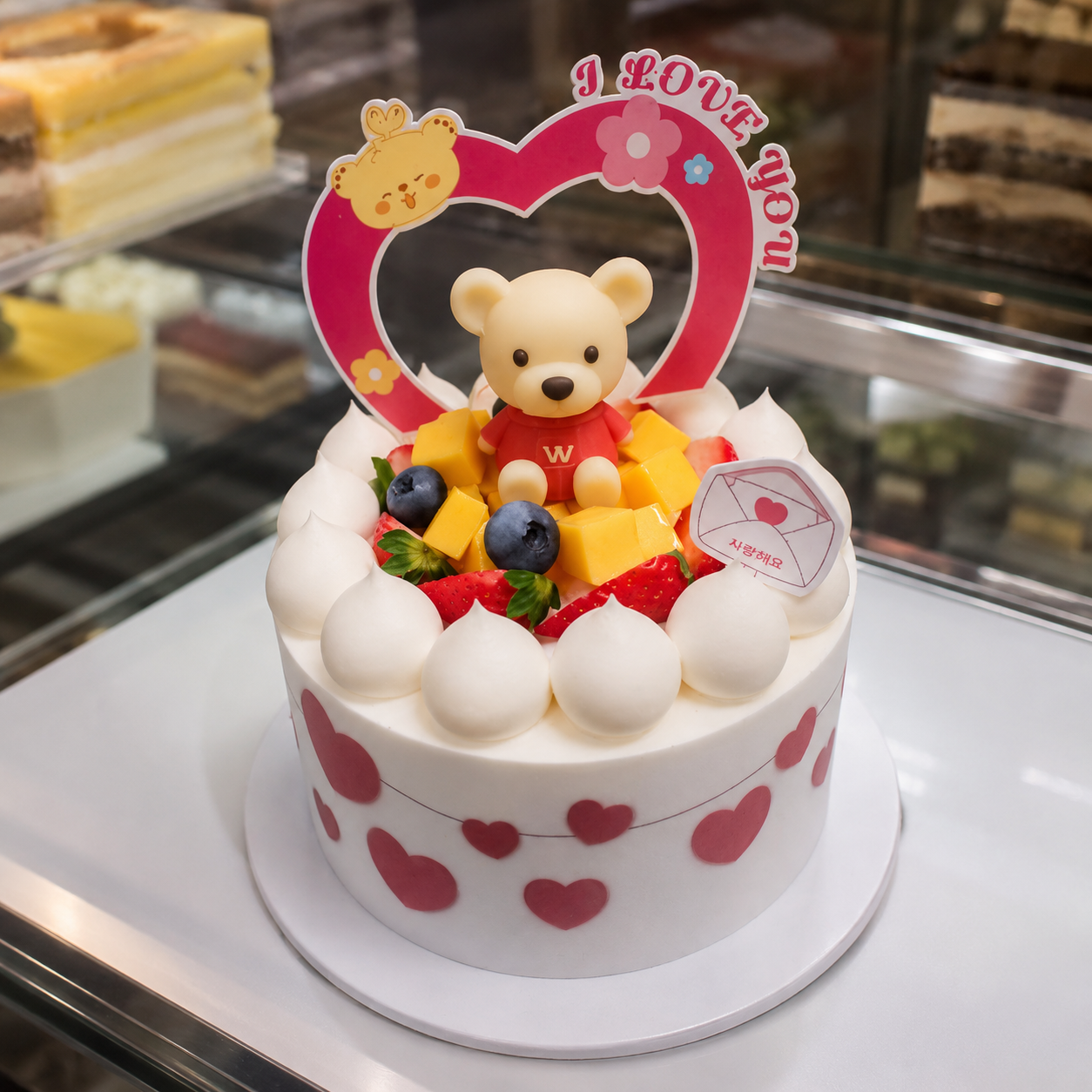 HERAT BLOSSOM  TEDDY CAKE 13890