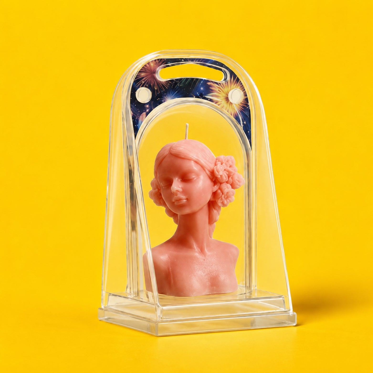 PLASTIC DISPLAY BOX  ROUND SHAPE    (Set of 2 PCS)