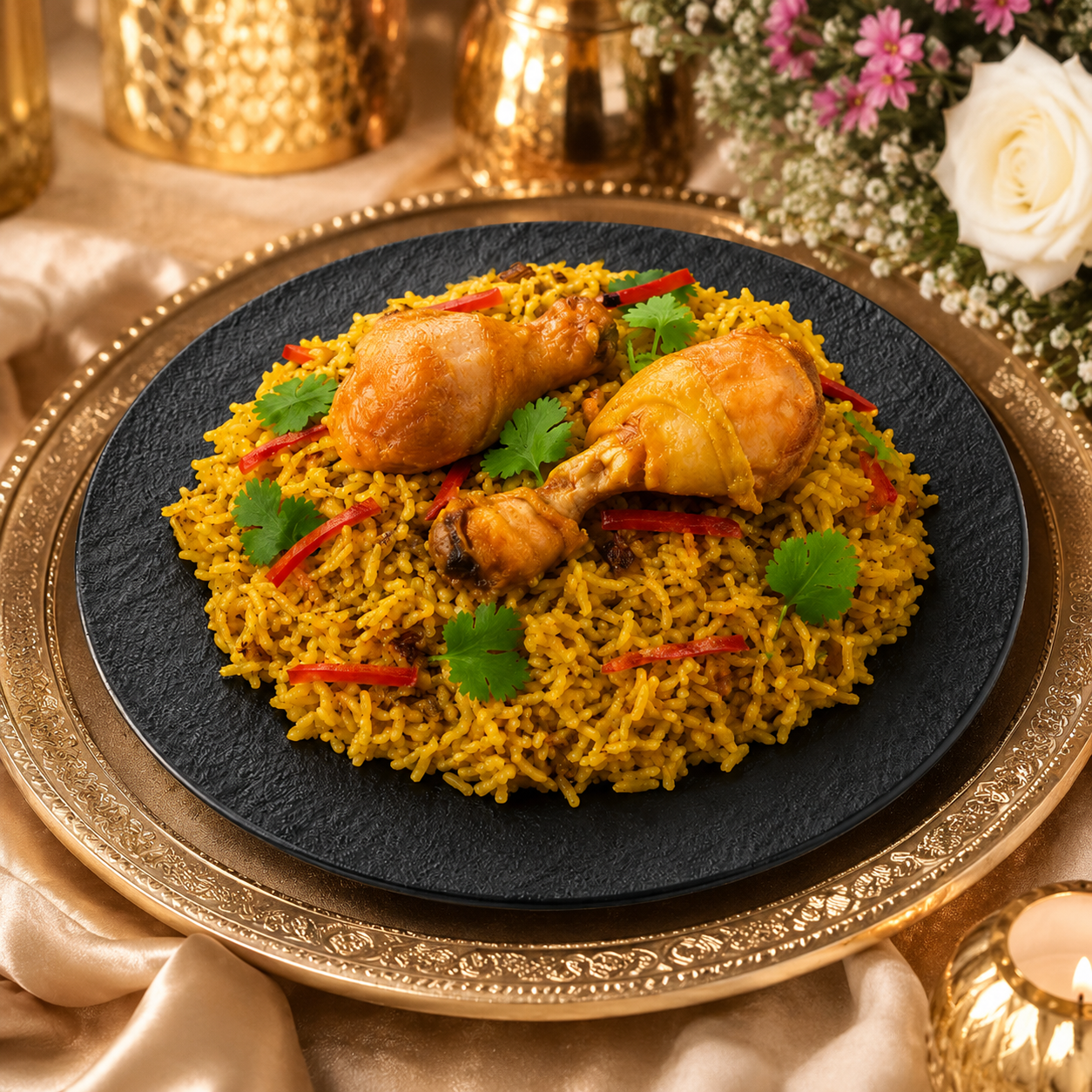 ARTIFICIAL FOOD DUMMY CHICKEN BIRYANI (1 PC) 13596 2074-2
