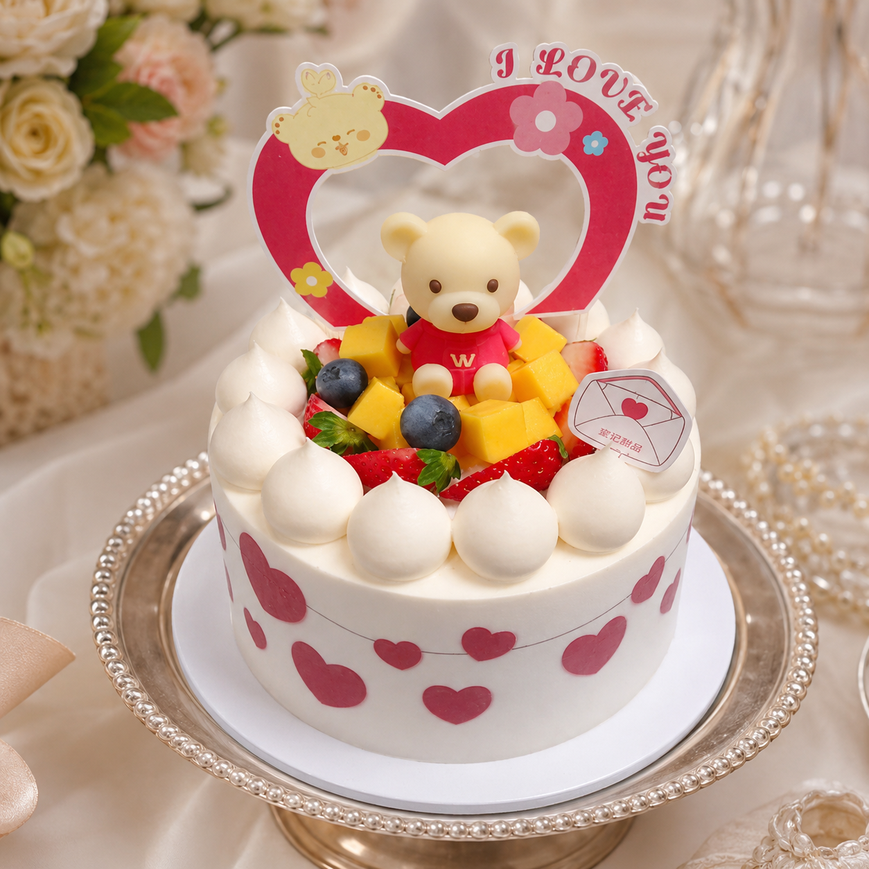 HERAT BLOSSOM  TEDDY CAKE 13890