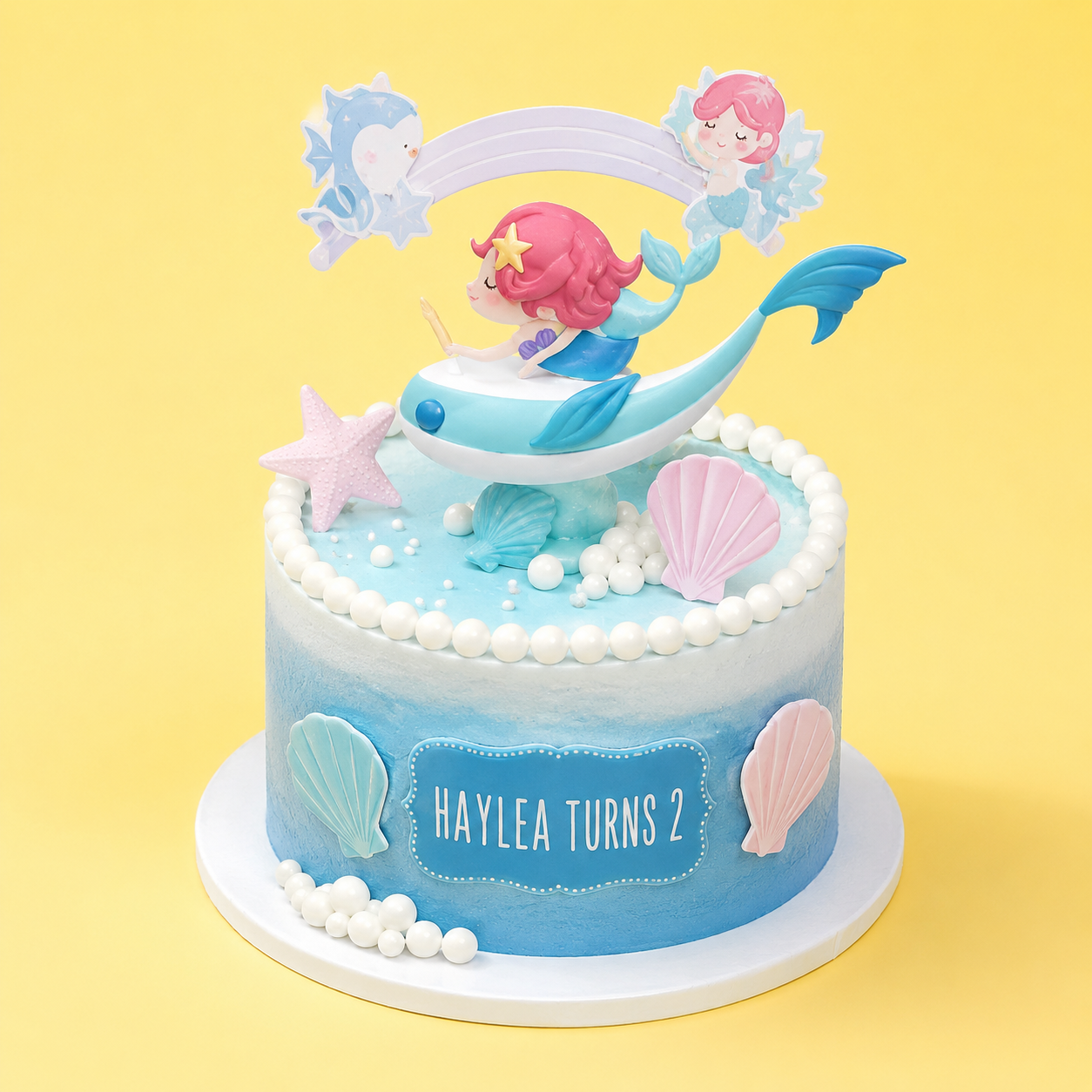 AQUA MERMAID  DELIGHT CAKE 13891