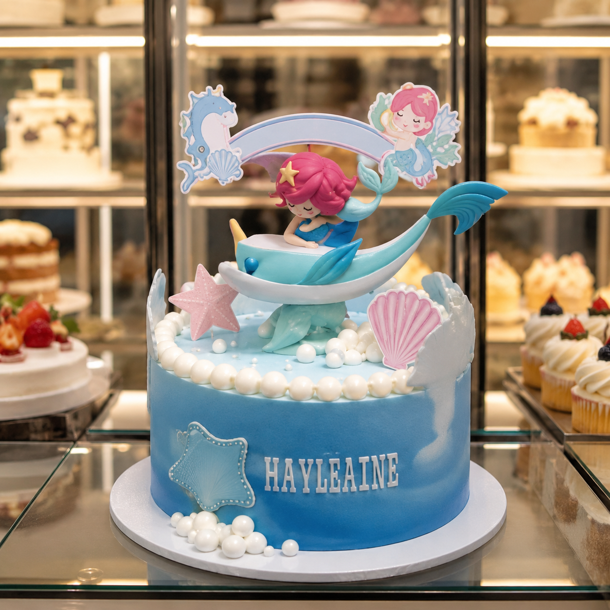 AQUA MERMAID  DELIGHT CAKE 13891