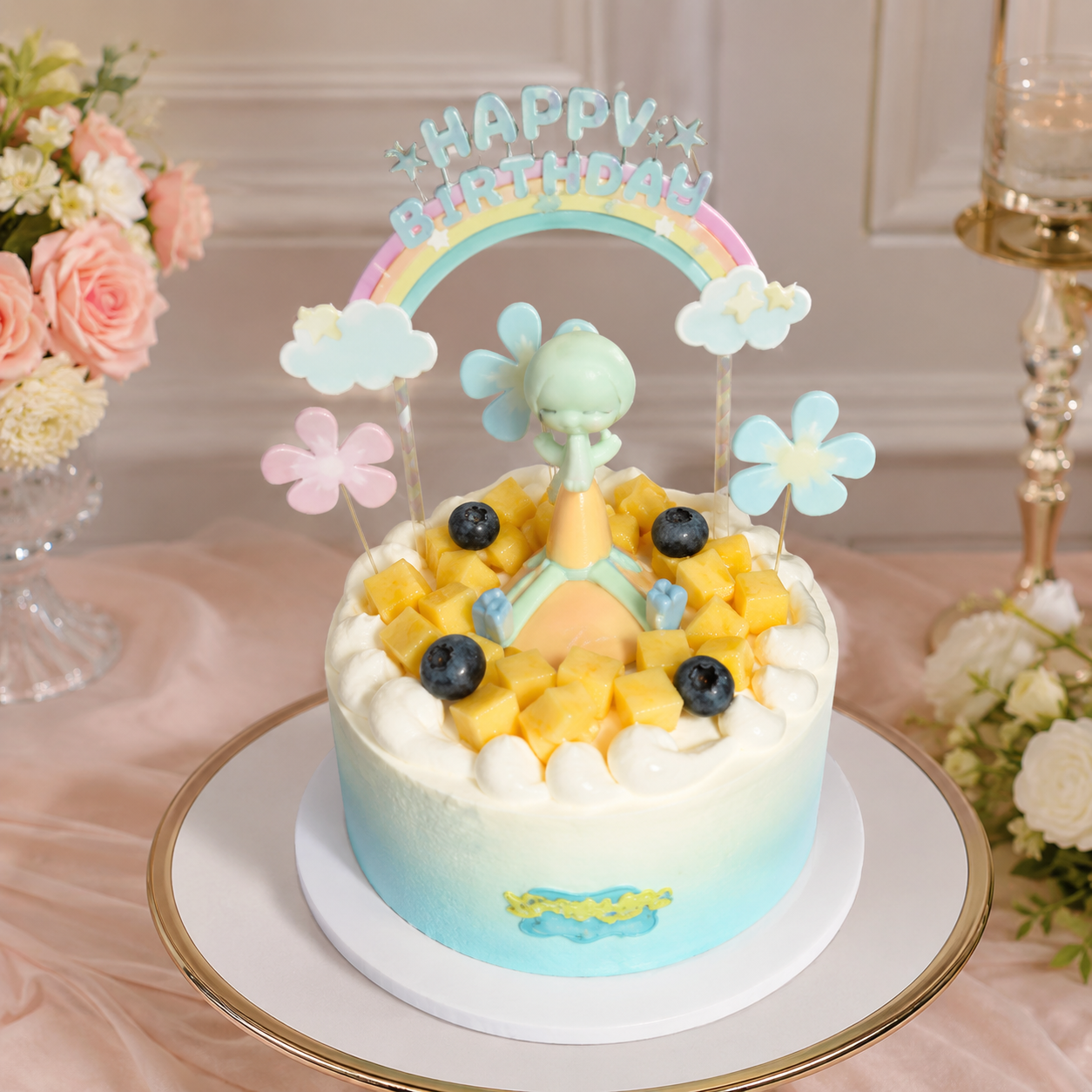 SPONGEBOB  FREINDS THEME  CAKE 13892