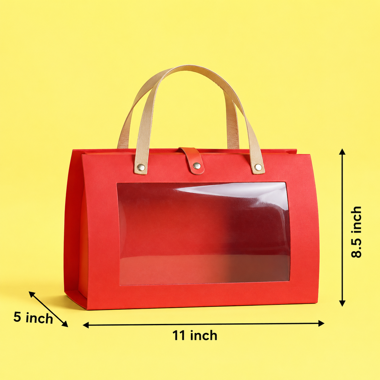 PAPER BAG RED 28*11. 5*23 CM (Barcode 13321)