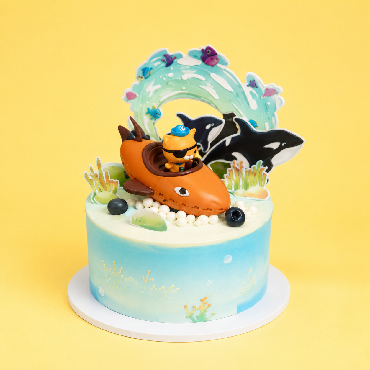 M OCTONAUTS  SUBMARINE AND  MARINE LIFE  THEMED CAKE  13720