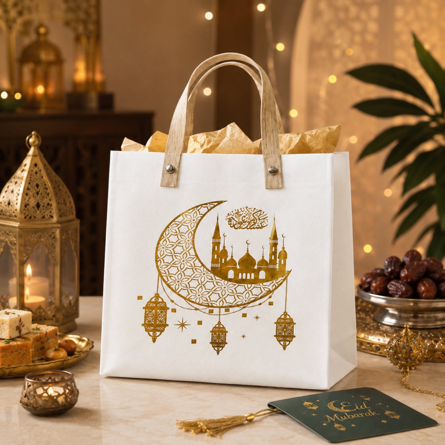 RAMADAN TRANSPARENT  BAG-1  (Set of 2 PCS)