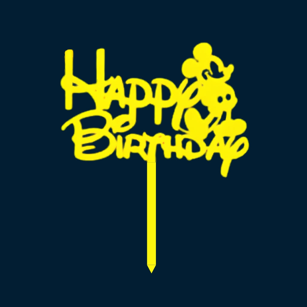 Happy Birthday Cake Topper H9