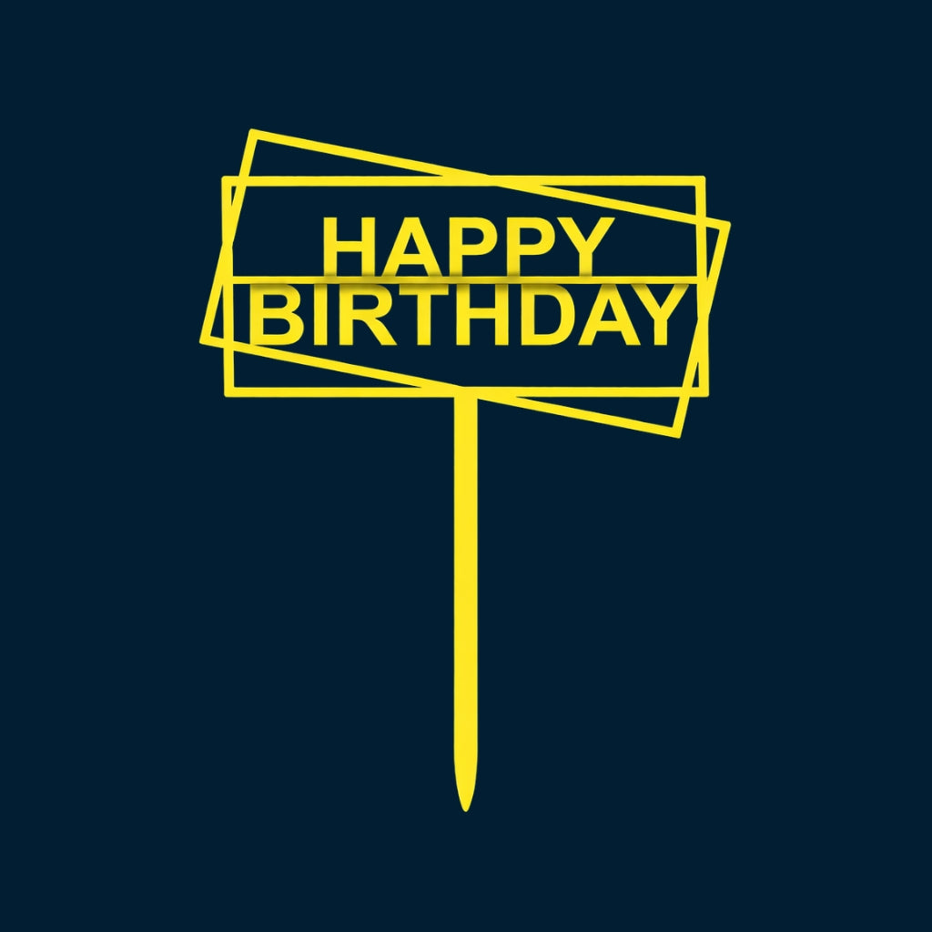 Happy Birthday Cake Topper H95 (Set of 10 PCS)
