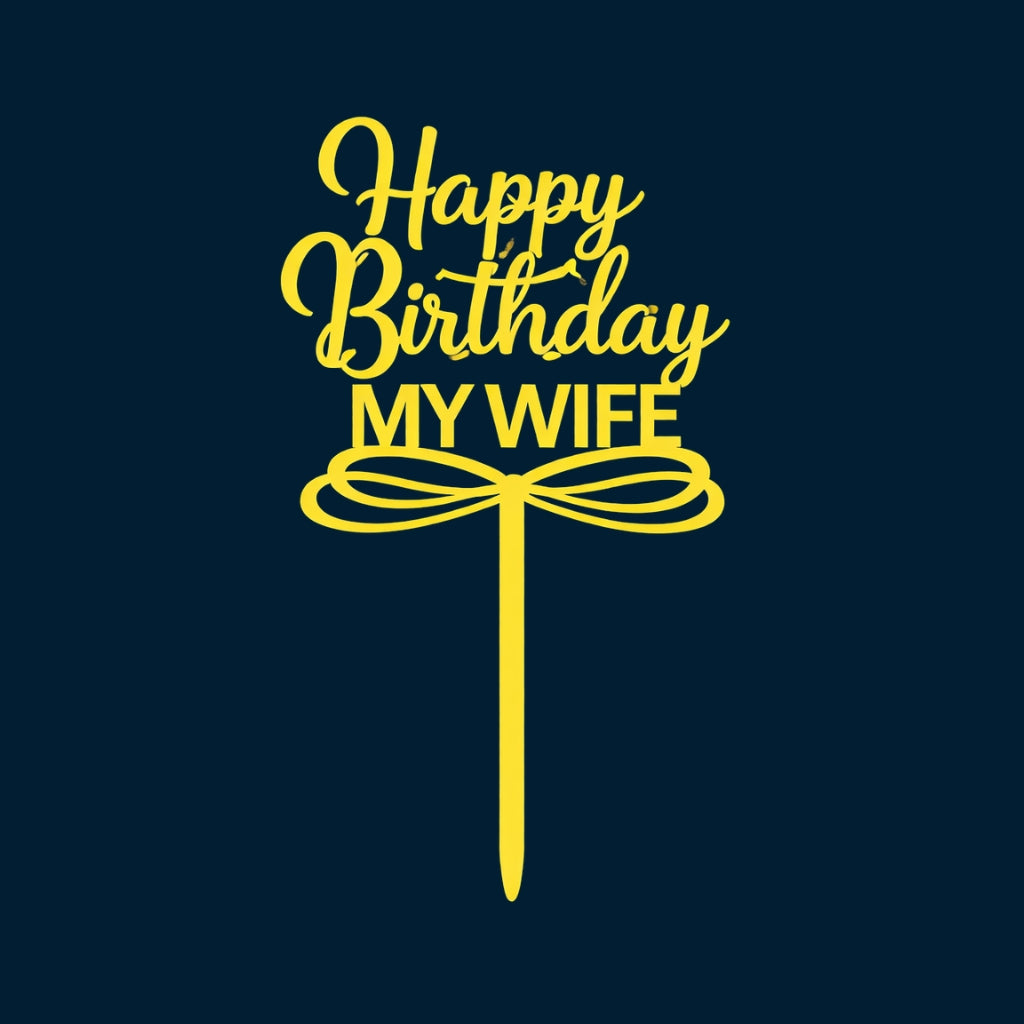 Happy Birthday Cake Topper H97 (Set of 10 PCS)