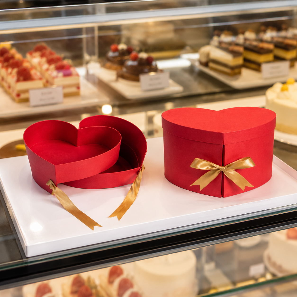 HEART SHAPE GIFT BOX  RED (Barcode 6657)