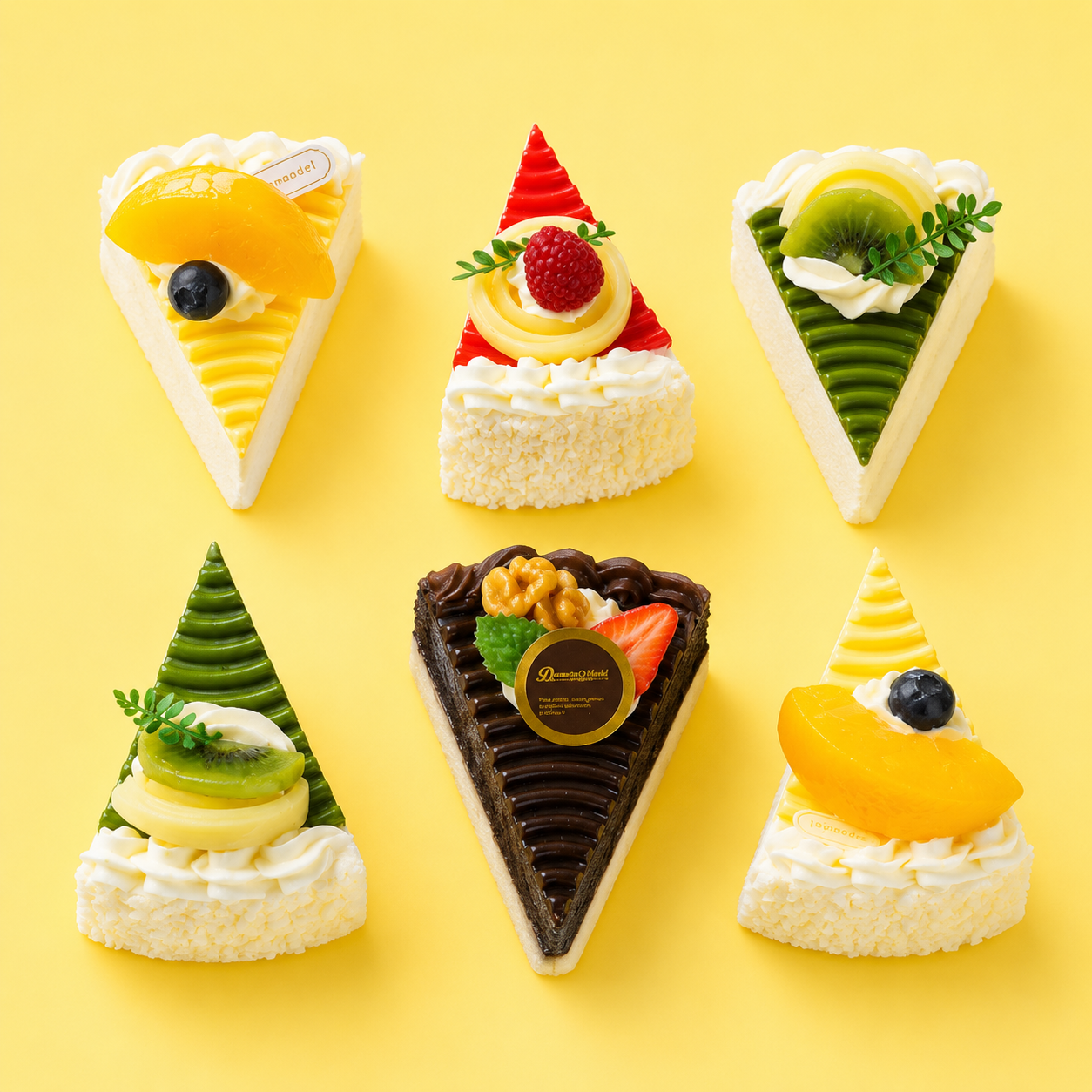 ARTIFICIAL FOOD DUMMY DIFFERENT FLAVOURS PASTRY (6 PCS ) 13615 2074-19