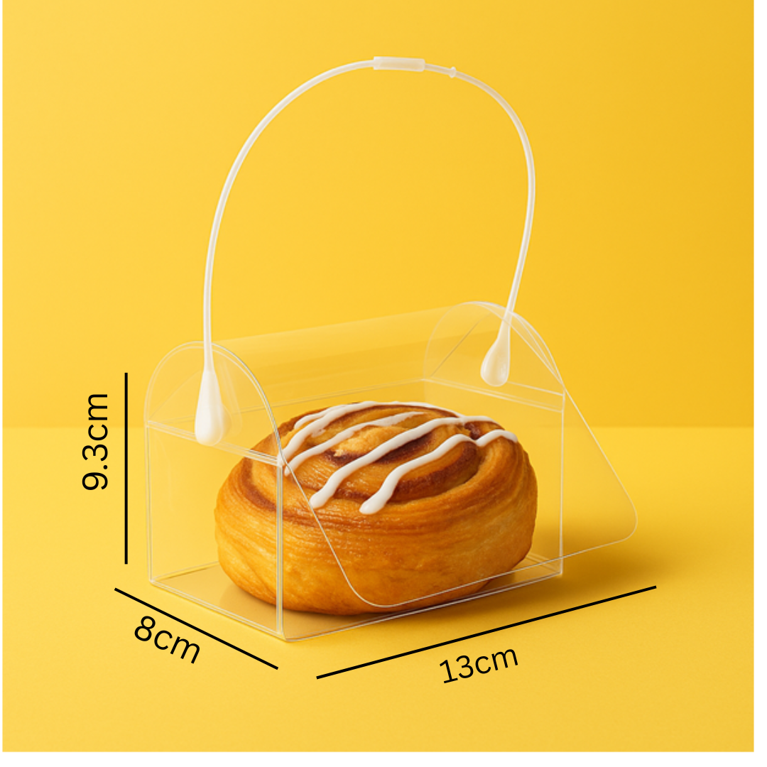 PVC POUCH BAG WITH HANDLE 13*8.0*9.3 CM
