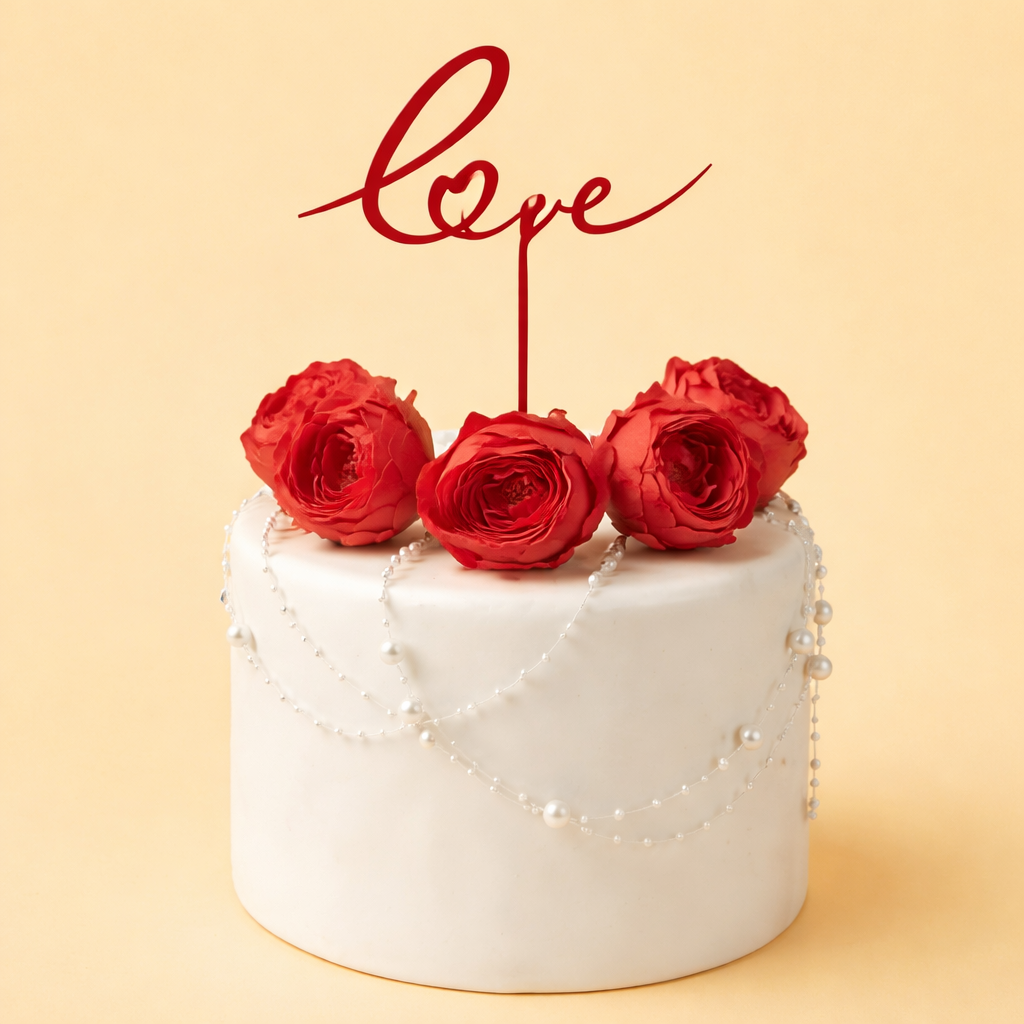 Love Cake Topper (1 pc)