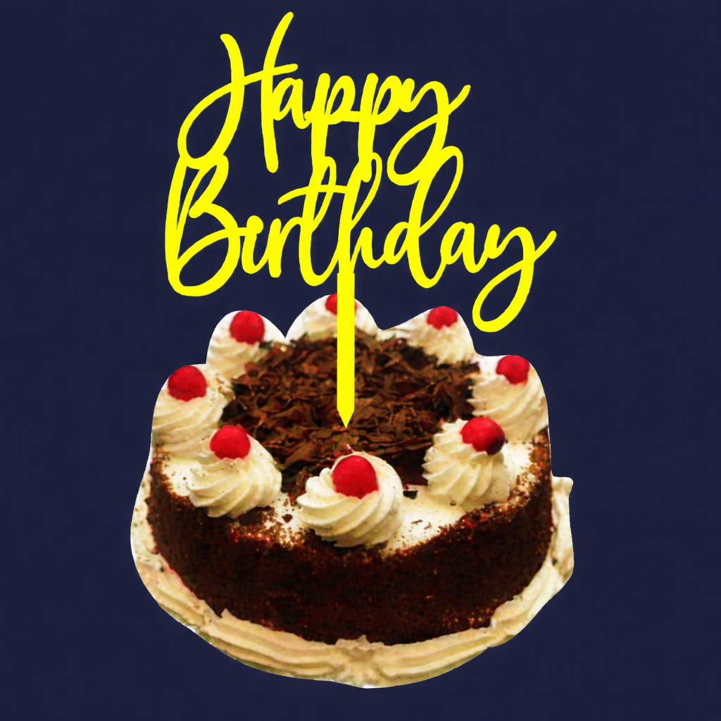 Happy Birthday Cake Topper H37 (Set of 10 PCS)