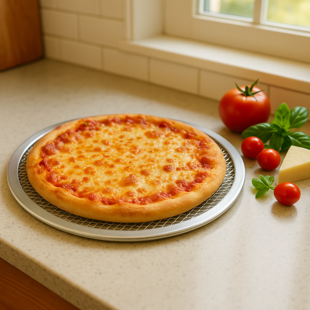 STAINLESS STEEL  PIZZA SCREEN 10  INCH (1 PC)