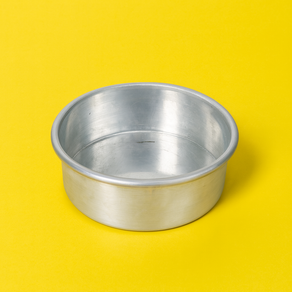 STAINLESS STEEL  CAKE MOULD  ROUND SHAPE 6*2  INCH (1 PC)