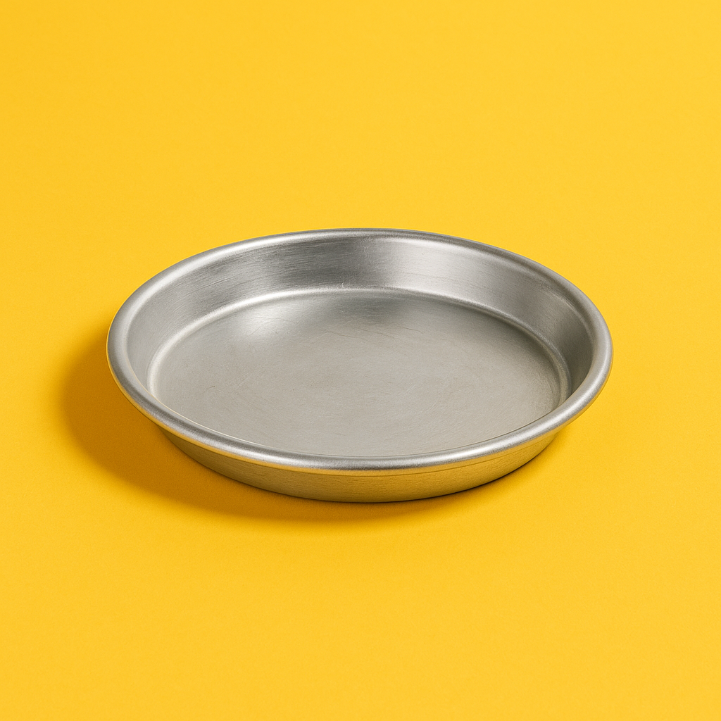 STAINLESS STEEL  PIZZA TRAY 9 INCH  (1 PC)