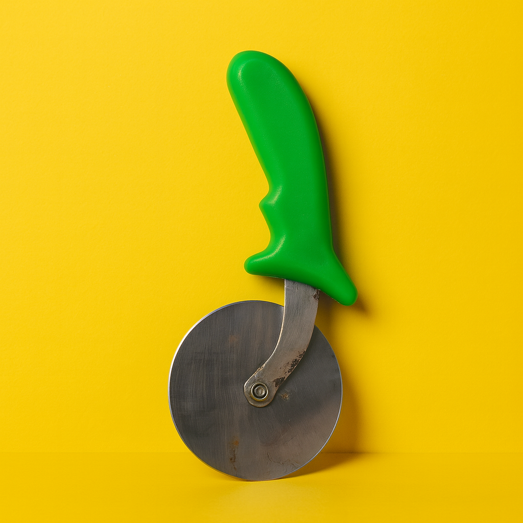 STEEL PIZZA  CUTTER 4 INCH (1  PC)