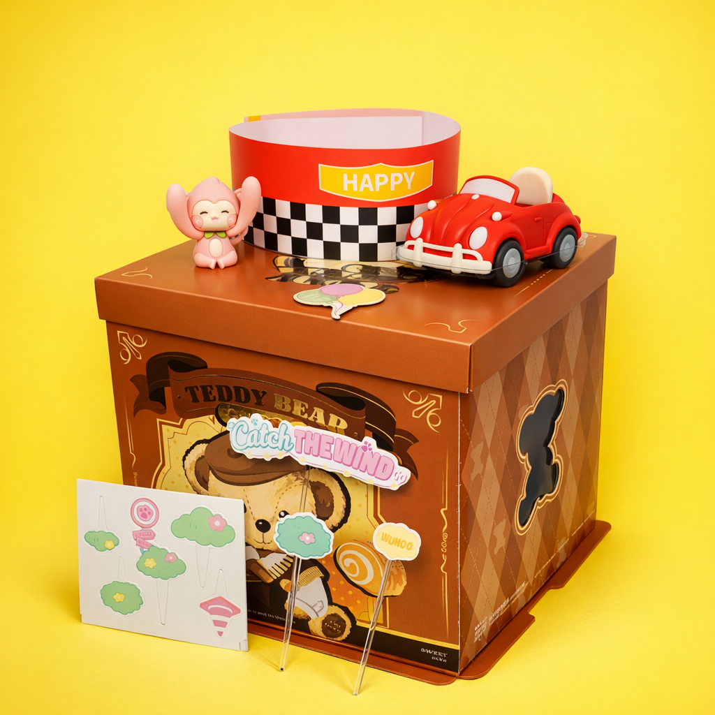 CATCH THE WIND  RED CAR MONKEY