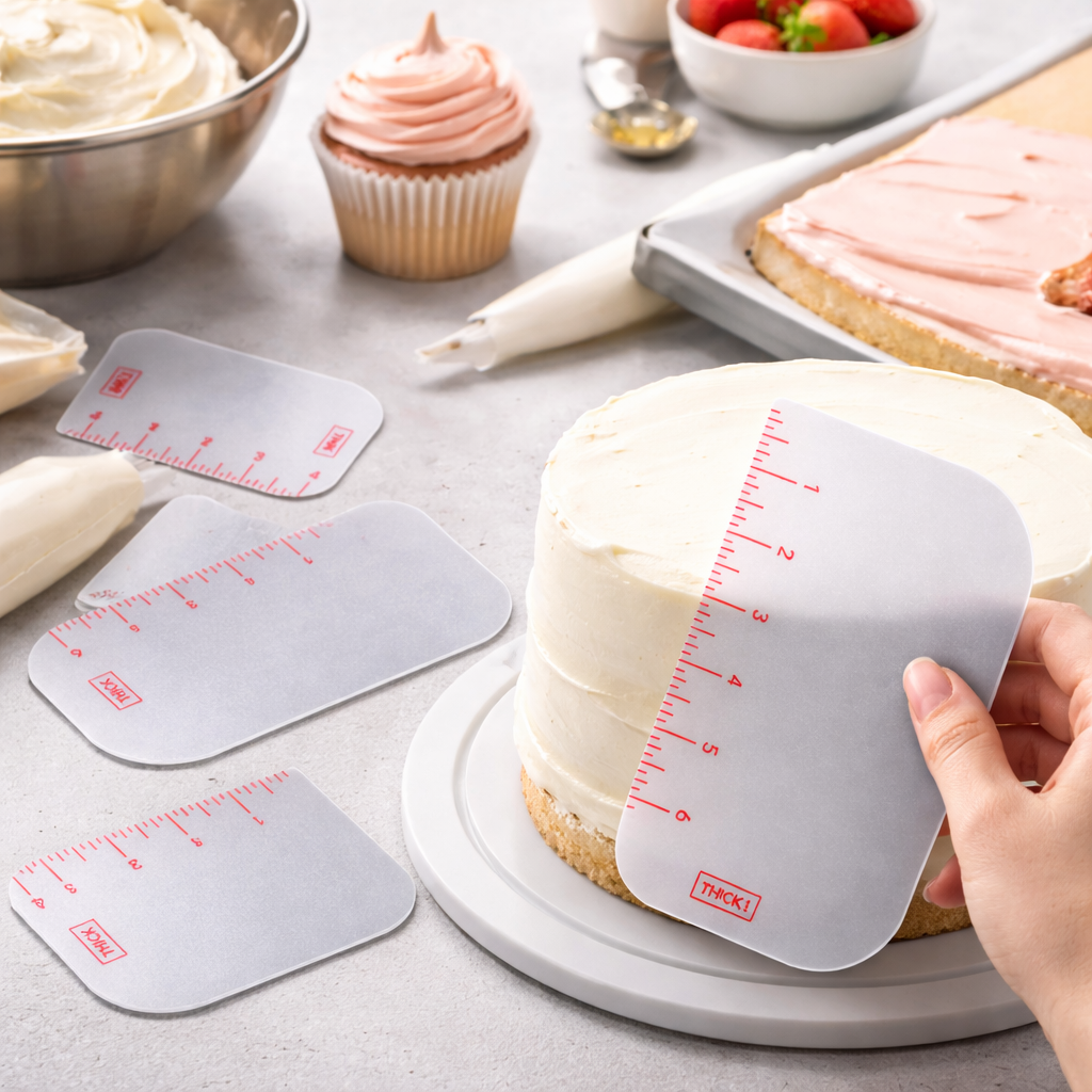 RUBBER CAKE  SCRAPPER SOFT (4  PCS)