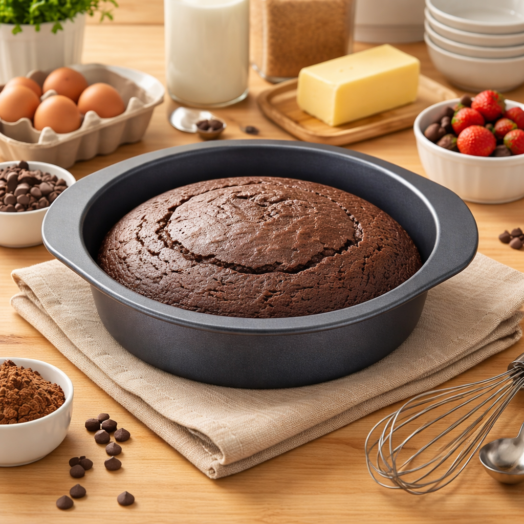 NON-STICK CAKE  MOULD ROUND  SHAPE 7*1.9 INCH (1  PC)