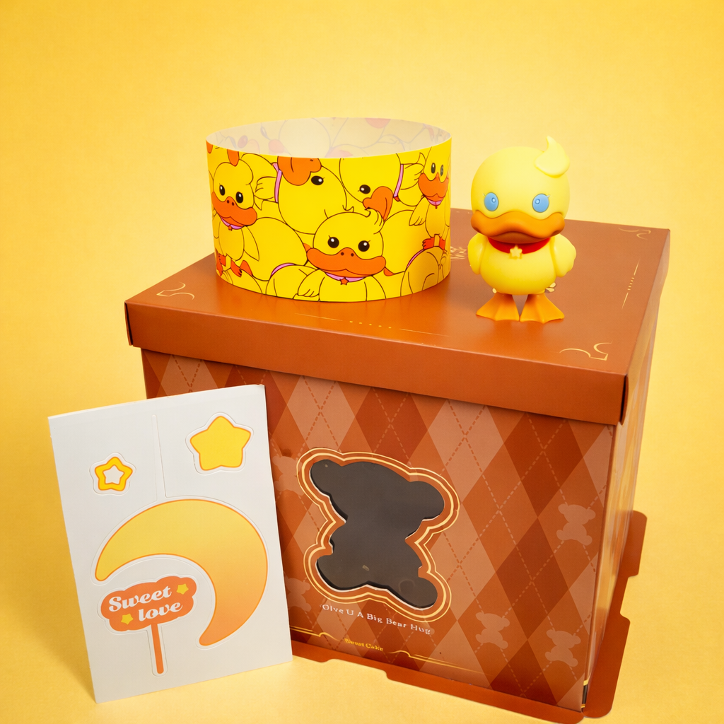 CUTE YELLOW  DUCK SWEET  LOVE