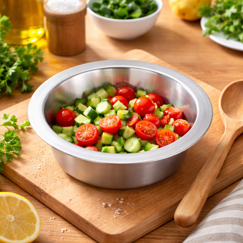 STAINLESS STEEL  ROUND SHAPE  CAKE MOULD 6*2  INCH (1 PC)