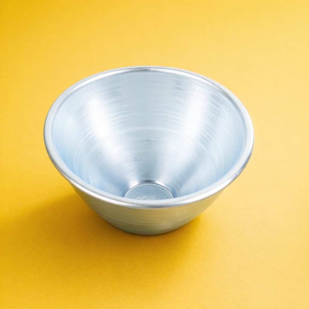 STAINLESS STEEL  DOLL CAKE MOULD  UPPER DIA - 7 INCH  LOWER DIA - 2 INCH  HEIGHT 5 INCH (1  PC)