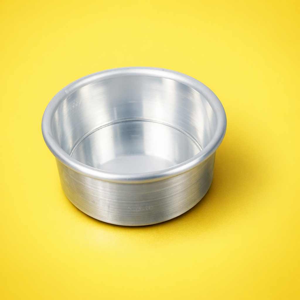 STAINLESS STEEL  ROUND SHAPE  CAKE MOULD 5*2  INCH (1 PC)