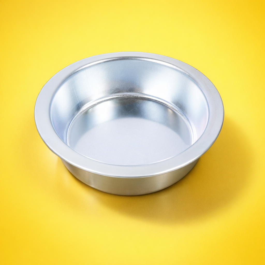 STAINLESS STEEL  ROUND SHAPE  CAKE MOULD 6*2  INCH (1 PC)