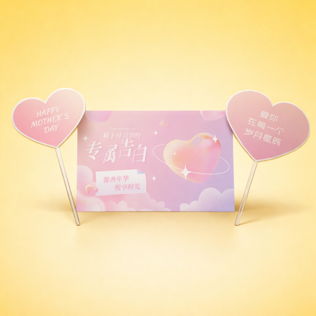 PINK KITTY  MOTHER'S DAY  LOVE