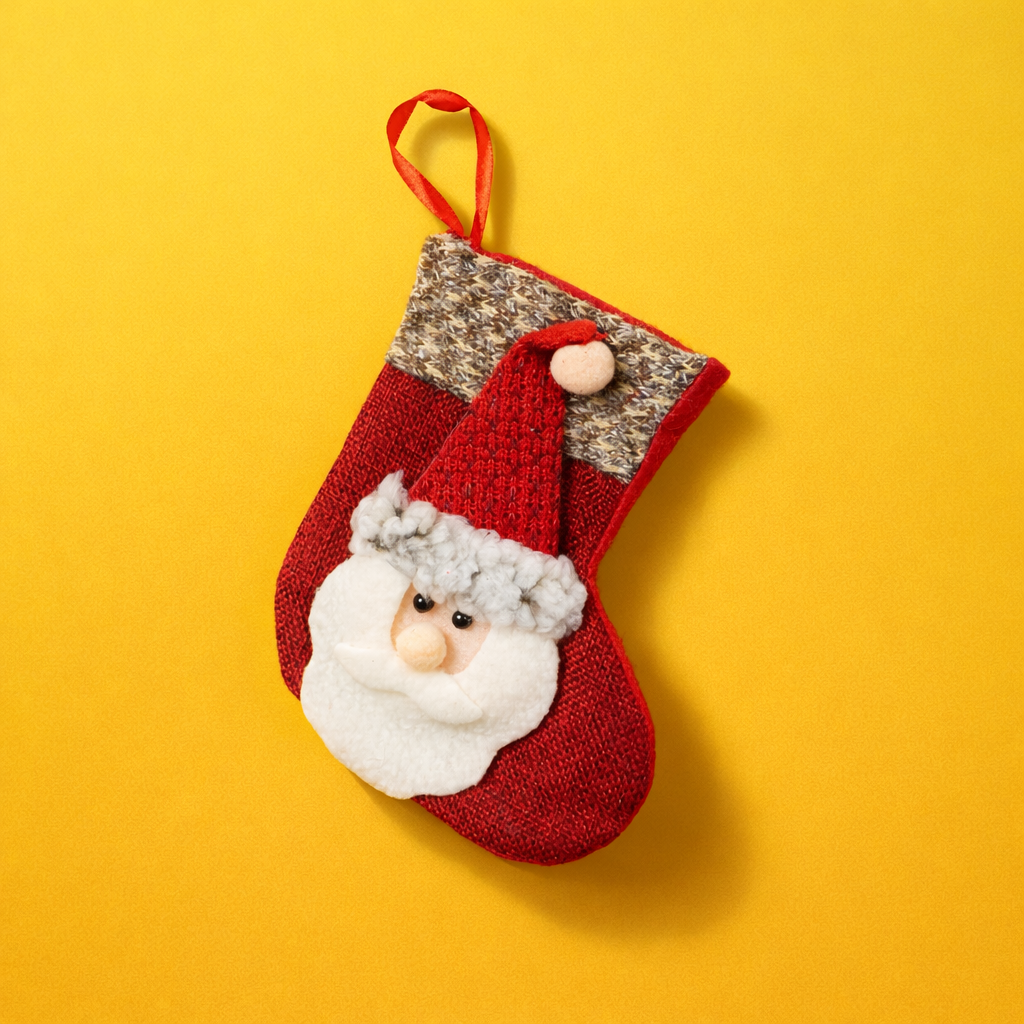 SANTA CLAUS  SOCK (1 PC)