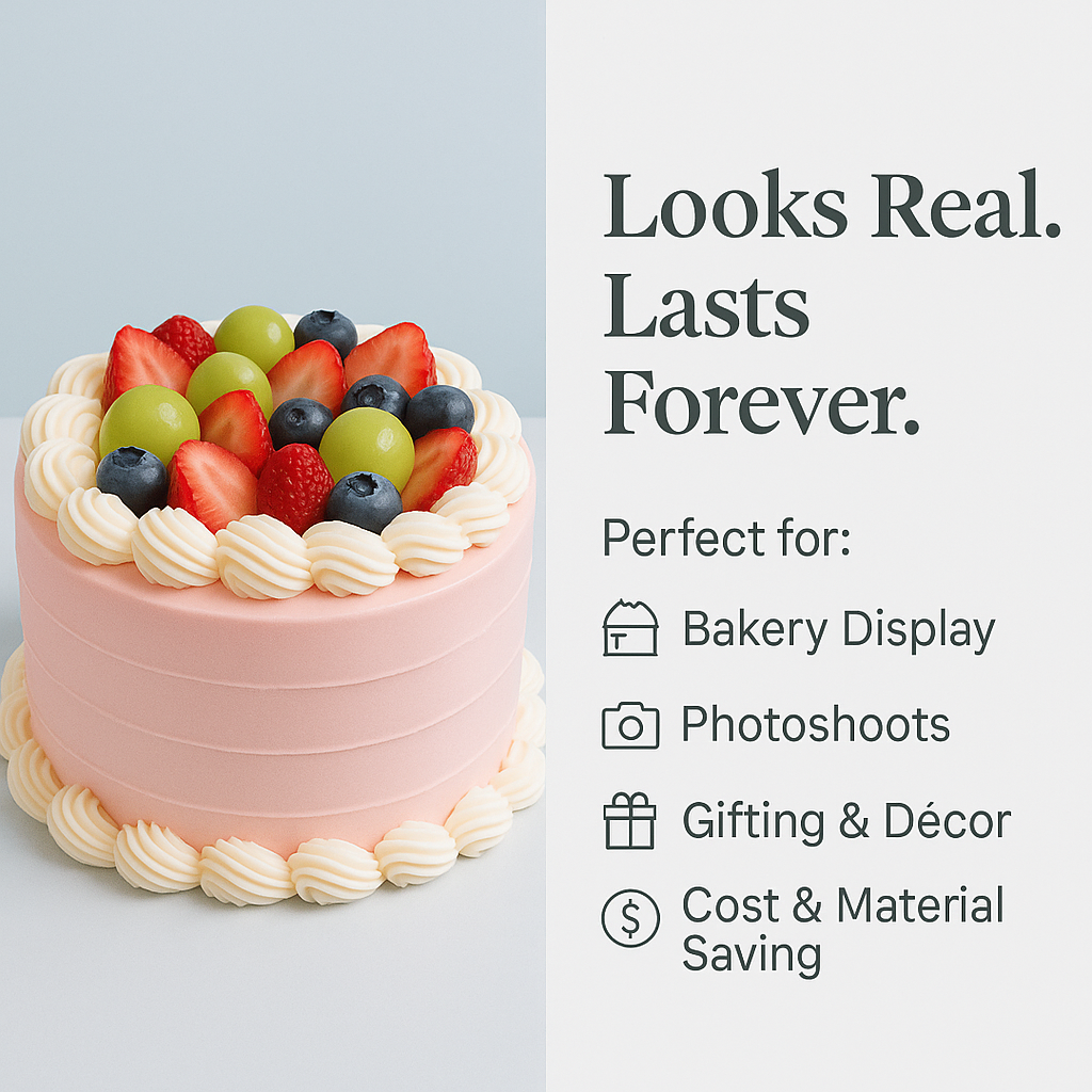 Pink Frosted  Fruit Crown (25490)