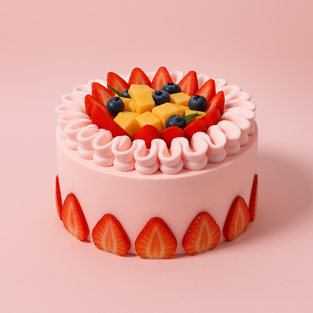 Pink Fruit Crown (25483)