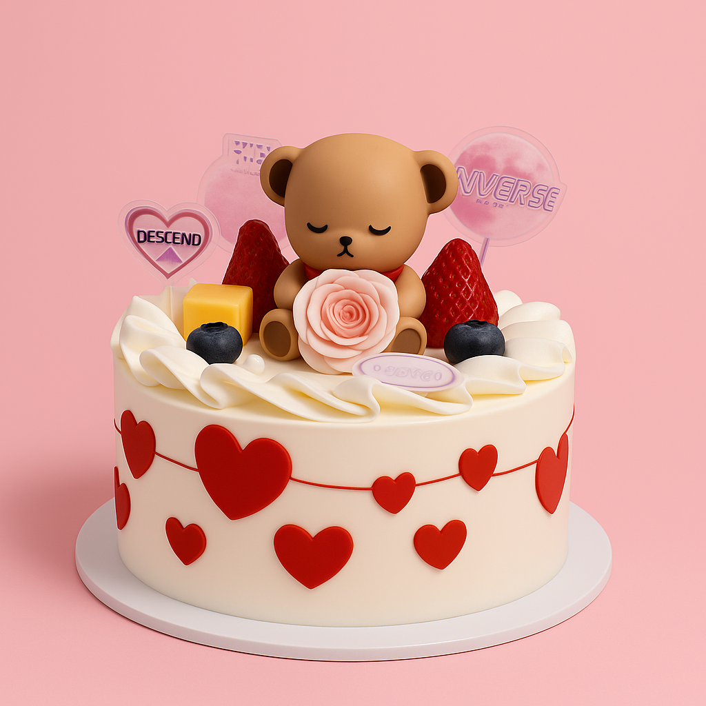 Sweet Rose Teddy Love (25347)