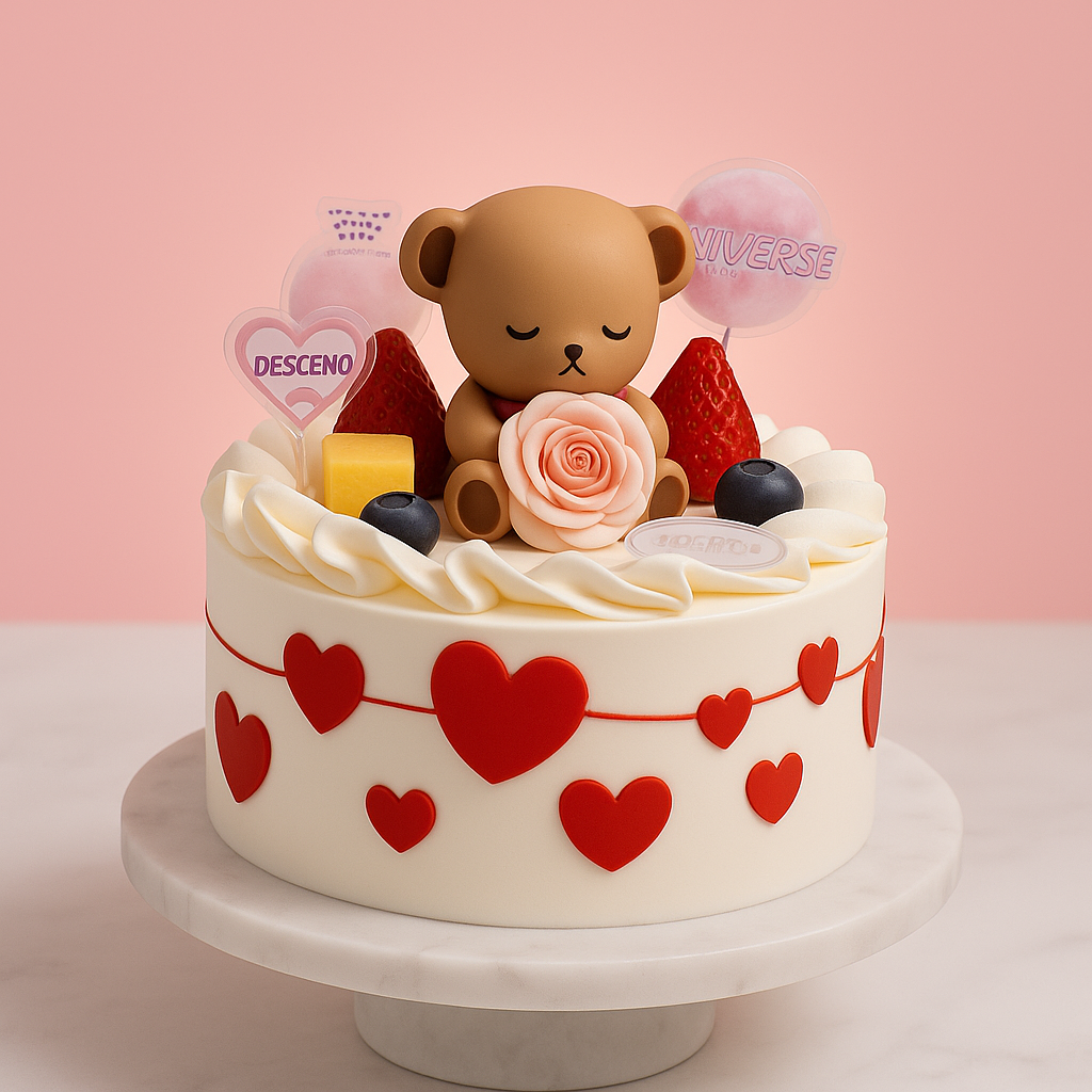 Sweet Rose Teddy Love (25347)