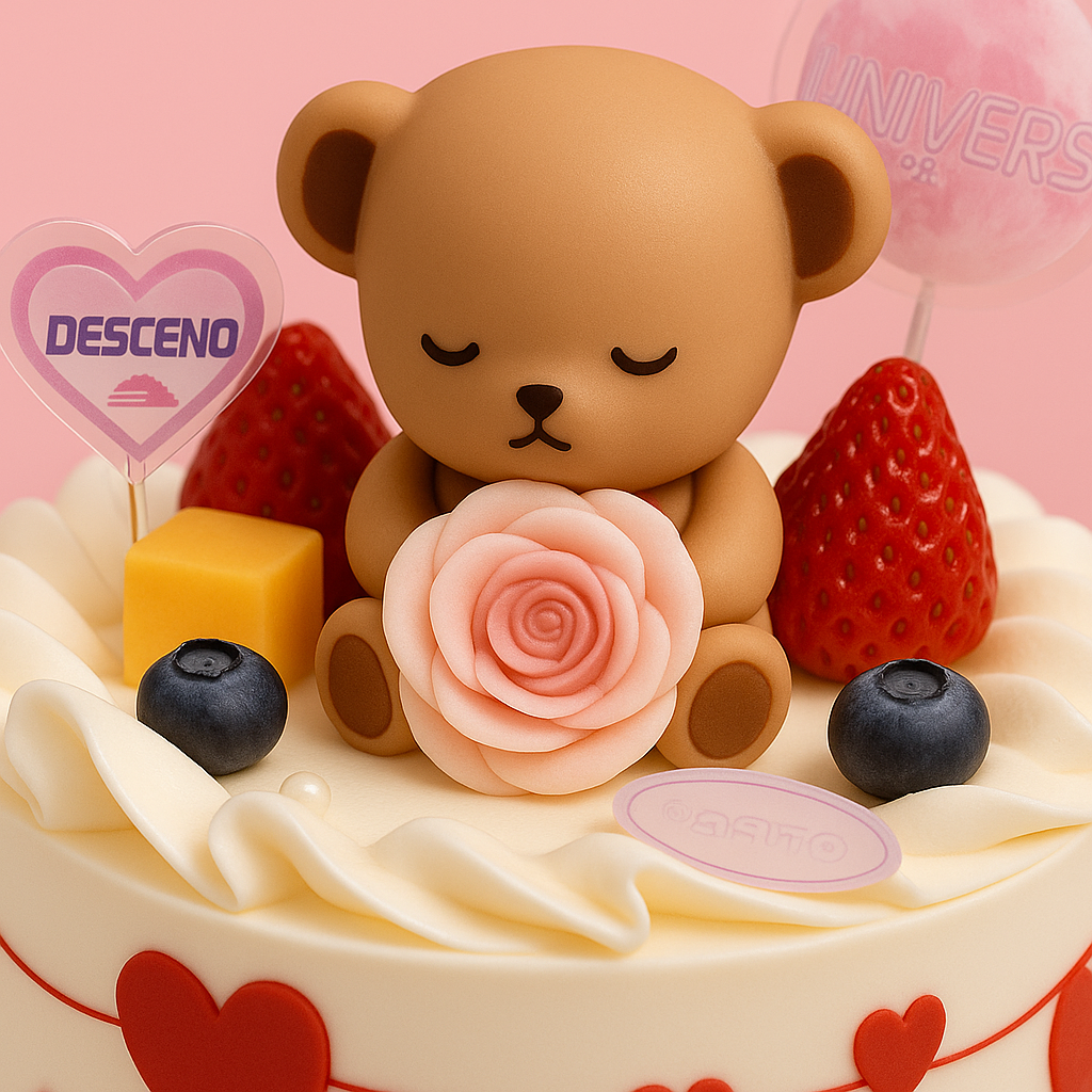 Sweet Rose Teddy Love (25347)