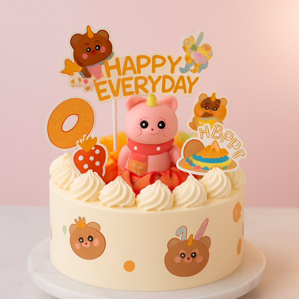 Pink Bear Unicorn Everyday Celebration (25310)
